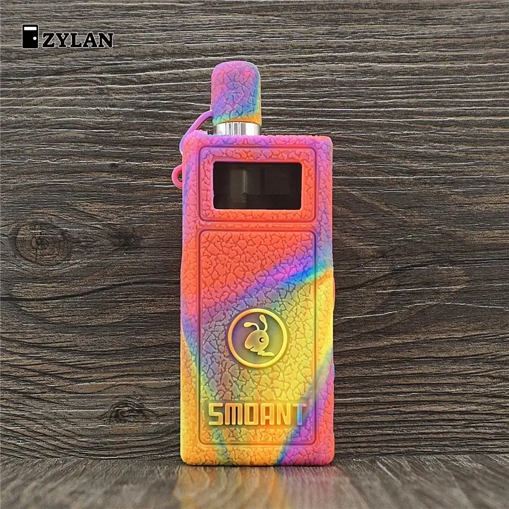 Силиконовый чехол ZYLAN для вейпа Smoant Pasito резиновый черный синий красный|Бамперы| |