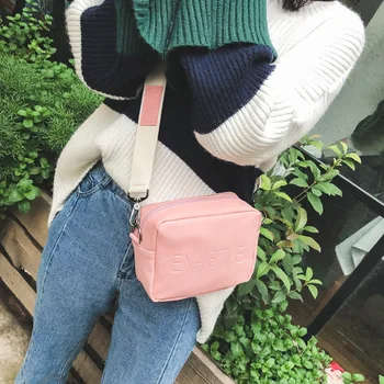 

Handbags Women Crossbody Bags 2019 New Hot Fashion PU Leather Female Zipper Solid Color Casual Shoulder Bags Messenger Bags