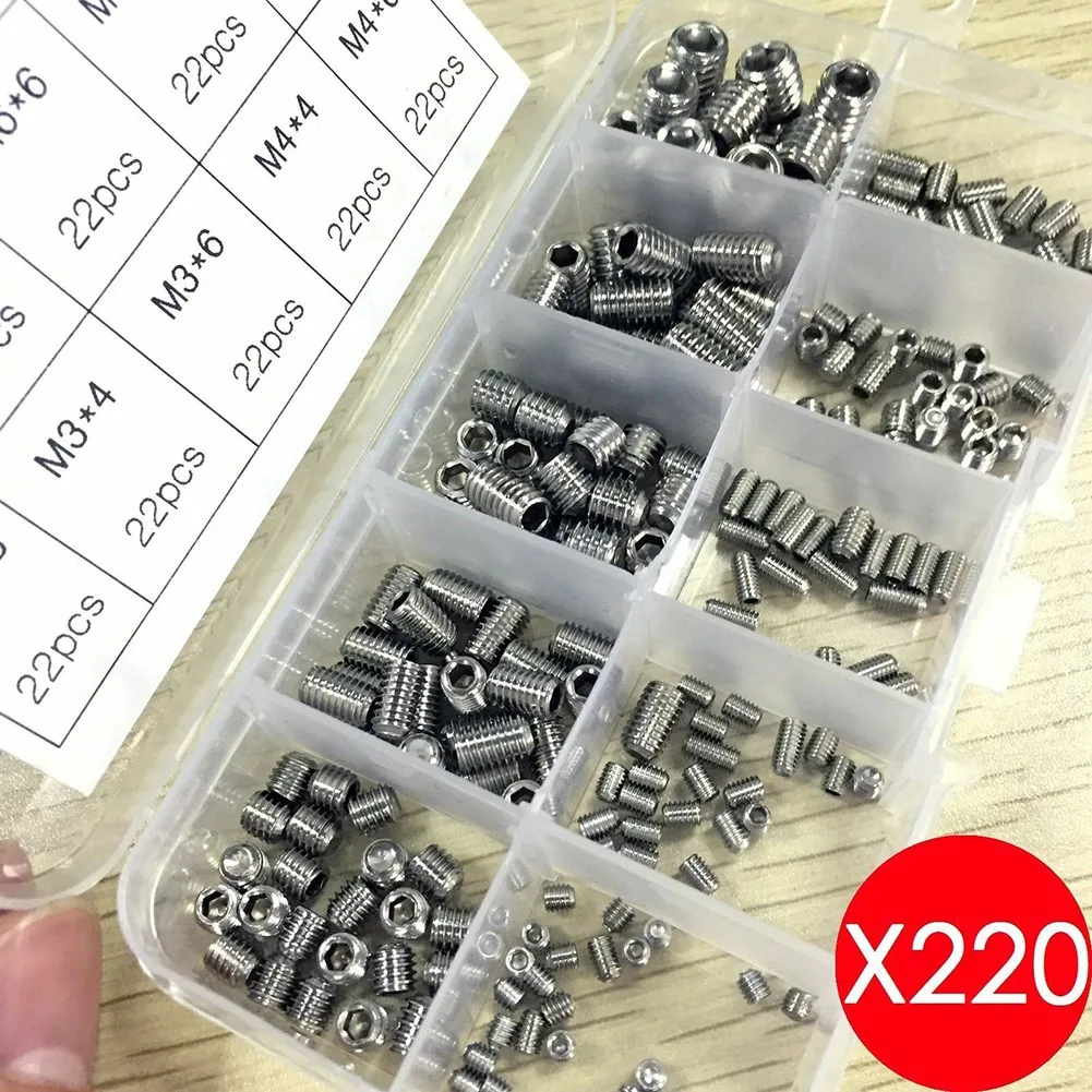 M5x0.8(5 8 мм) M5x0.8(5/8 220 шт. Набор шестигранных винтов M6x1(6 10 M6x1(6/10 M8x1.25(8 | Обустройство