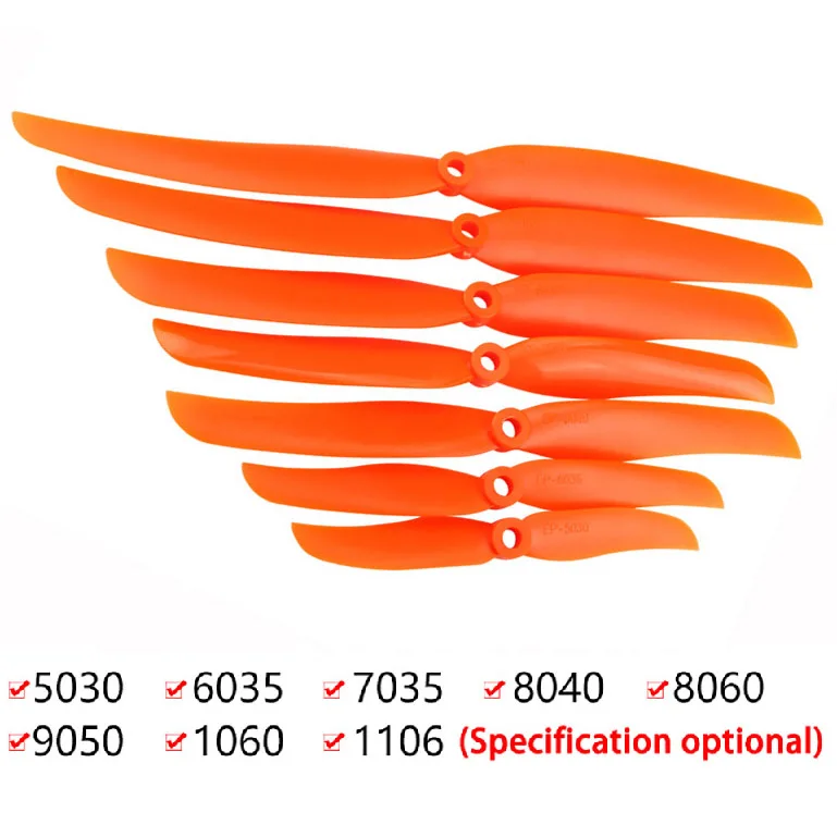Горячая распродажа 10 шт. Gemfan 5030 6035 7035 8040 8060 9050 1060 винт с прямым приводом для