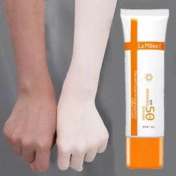 SPF50+ Sunscreen Cream Waterproof Sunblock Foundation Whitening Isolation Moisturizing Oil Control Facial Body  Skin Care Cream