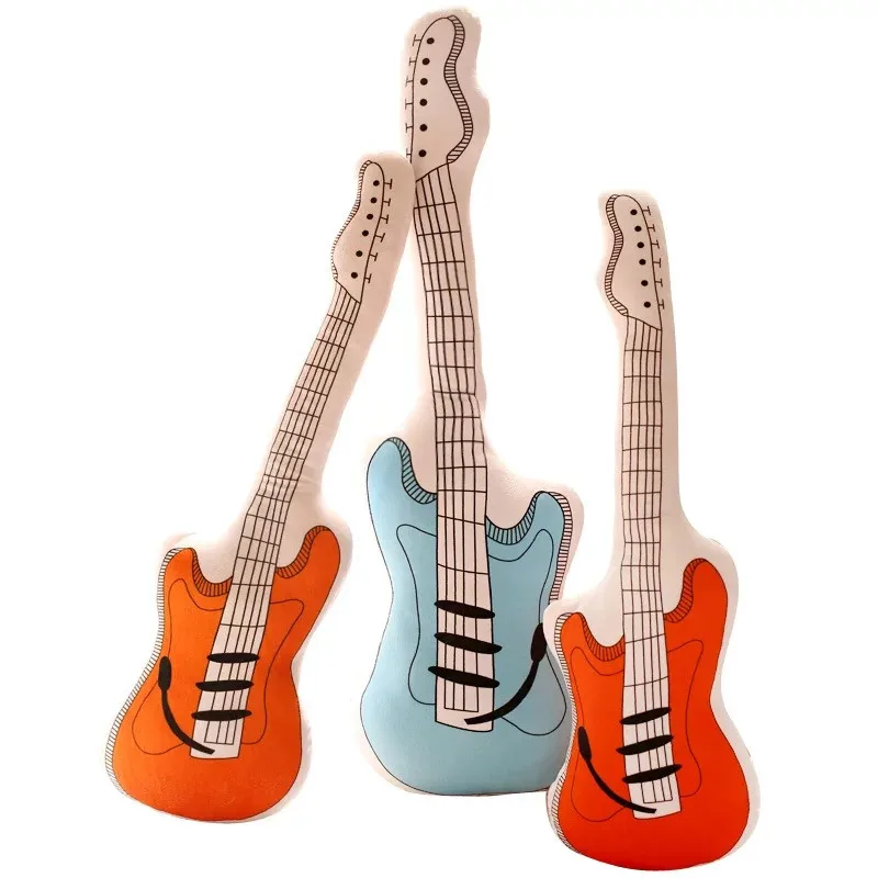 

Creative Simulation Plush Guitar Musical Instrument Pillow Stuffed Toy Baby Kids Birthday Gift Home Shop Decor Present