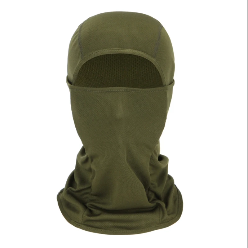 men's skullies and beanies Quick Dry Outdoor Camouflage Unisex Cycling Balaclava  Solid Color Breathable Windproof Ski Cap Face Mask Beanie skully with brim