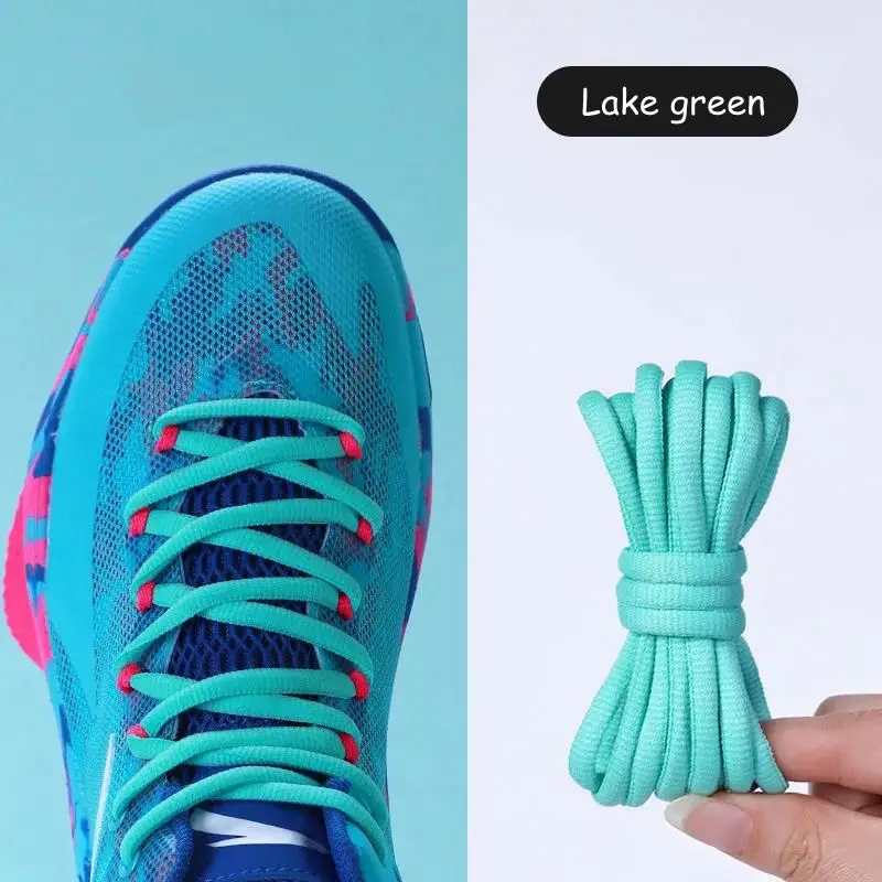 Versatile Round Non-Slip Wear-Resistant Shoelaces