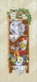 

xiaoyi cotton self-matching cross stitch Cross stitch RS cotton comes with no prints Magazines - cupboard shelves and cups
