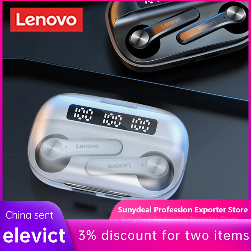 Новинка 2021 беспроводные наушники Lenovo QT81 Bluetooth 5 0 наушники-вкладыши с
