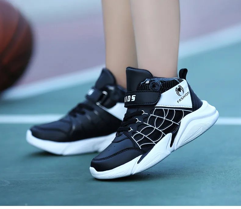 PINSEN 2019 Winter Kids Sneakers Boys Basketball Shoes Running Casual Children Shoes Boy Sport Spiderman Shoes chaussure enfant (13)