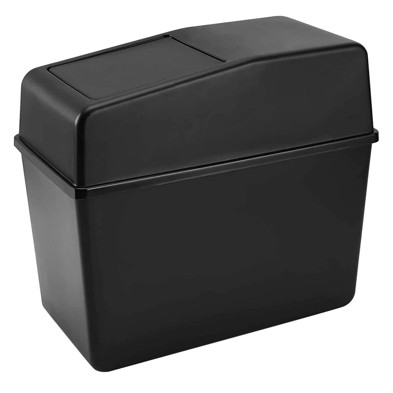 Car Trash Can with Lid Vehicle Garbage Organizer Large Wastebasket Bin for Auto Home Interior Black | Автомобили и мотоциклы