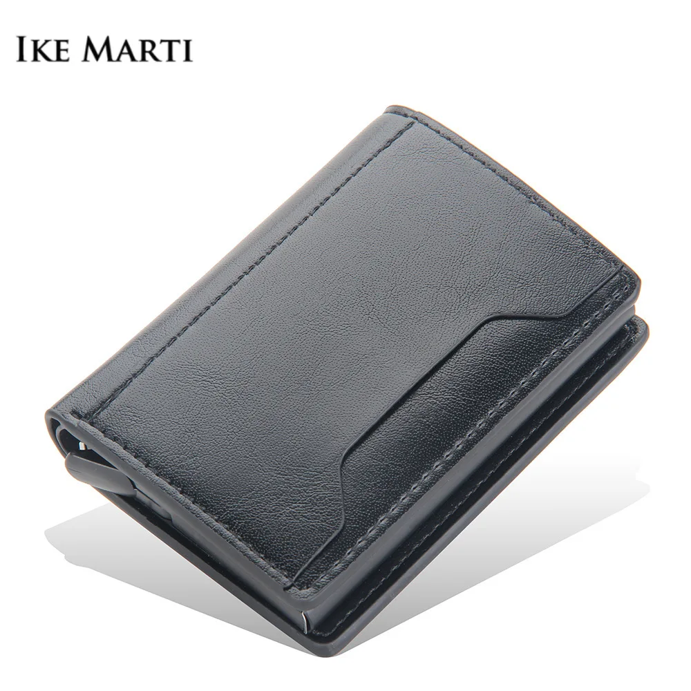 Rfid Business Credit Card Holder Men's Multifunctional Aluminum Alloy Pickup Bag Mini Slim Wallet Coin Purse | Багаж и сумки