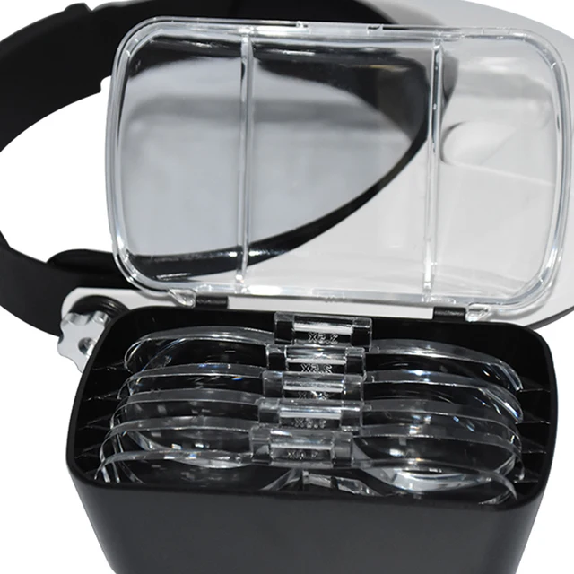 Méhészeti Nagyítás Üveg Led -Os Lámpás Tenyésztő Méhkirálynő Berendezés Több Fejpánt Nagyító Szerszámok - Image 6