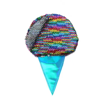 

Maison Fabre bag messenger bag women portable crossbody bag child sequins ice cream shaped messenger bag cute shoulder bag