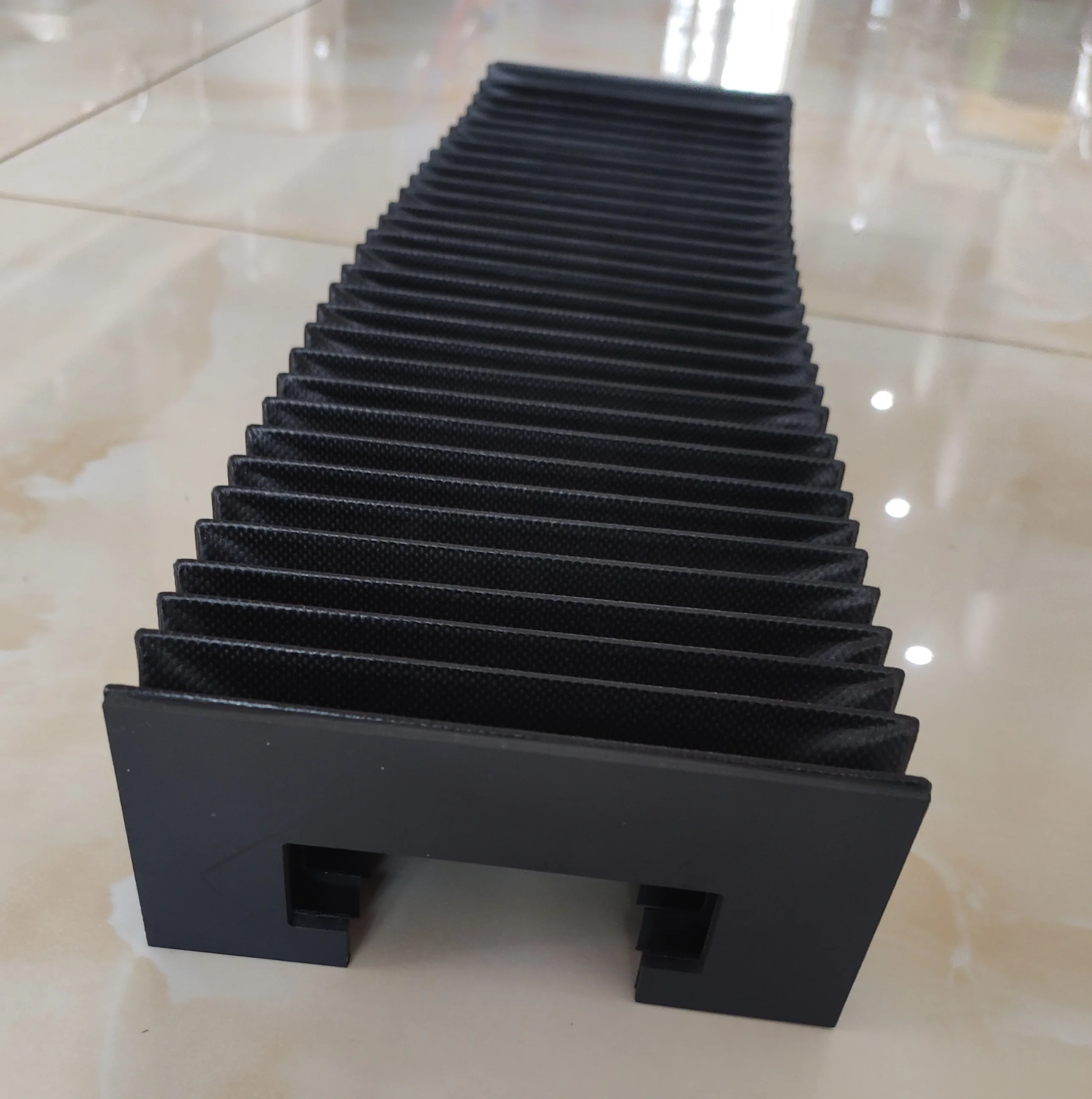 Unfold 380mm,width 190mm x height 105 mm, Protective Accordion Bellow Dust Covers for CNC