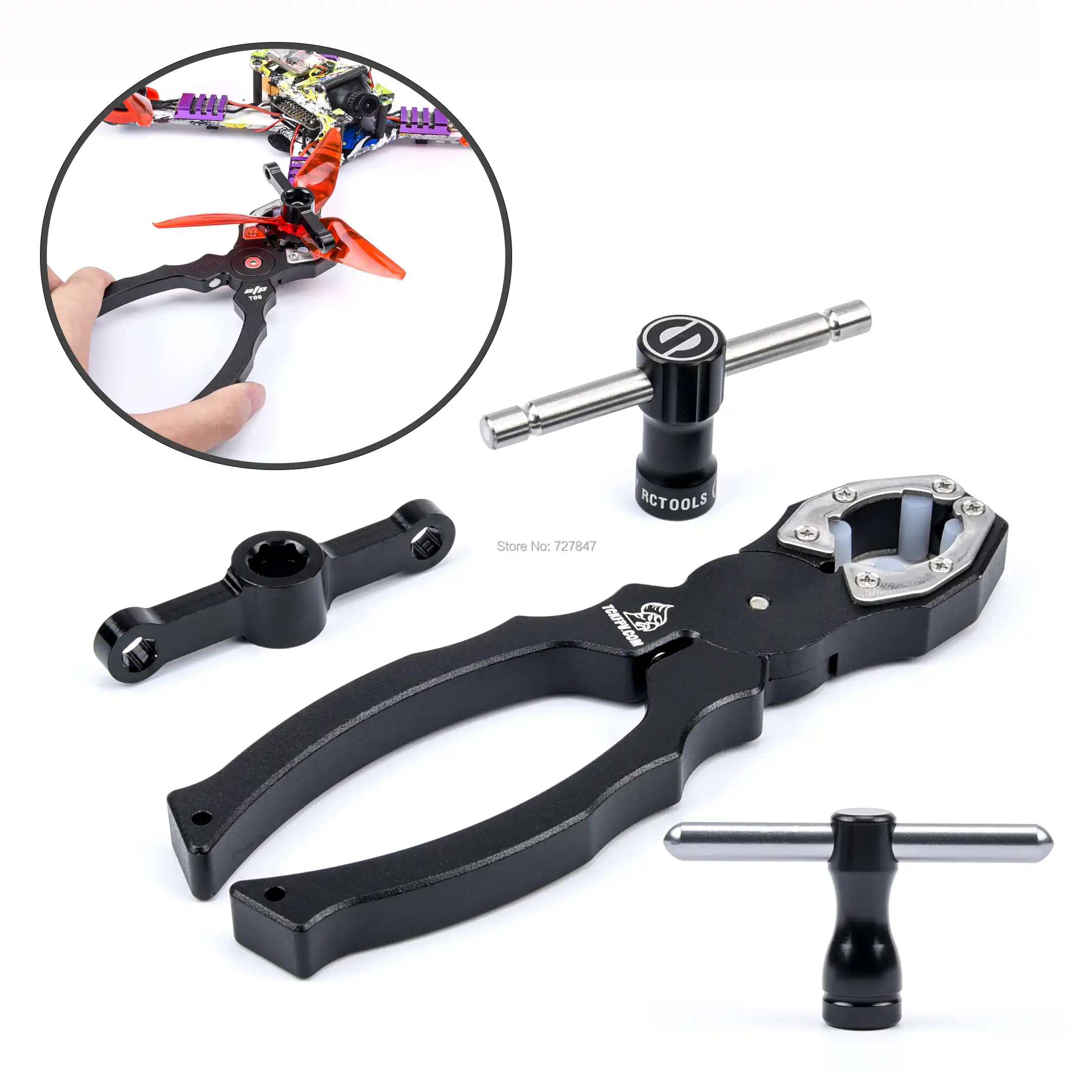 Motor Prop Spinner Nut Pliers easy way to tigthen and remove your Propeller Nut
