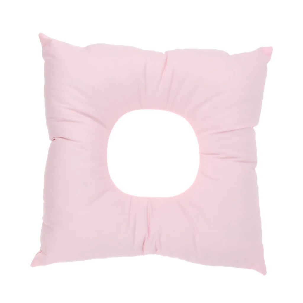 Моющиеся Многоразовые трусики массажный стол для лица вниз отдых Колыбель подушка для спа массаж салон красоты - Цвет: Pink
