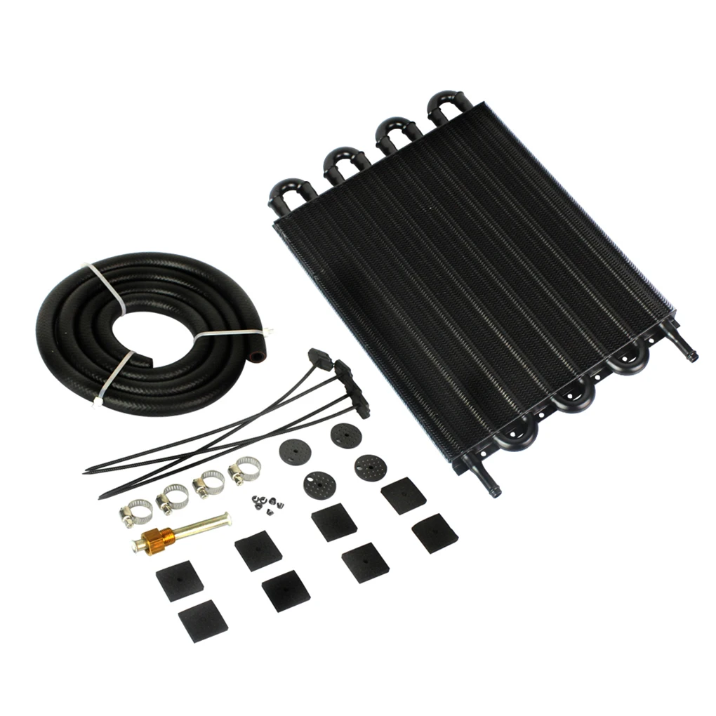 

Universal 8 Row Car Oil Cooler Transmission Accessories Fin Aluminum Engine Oil Cooler Radiator