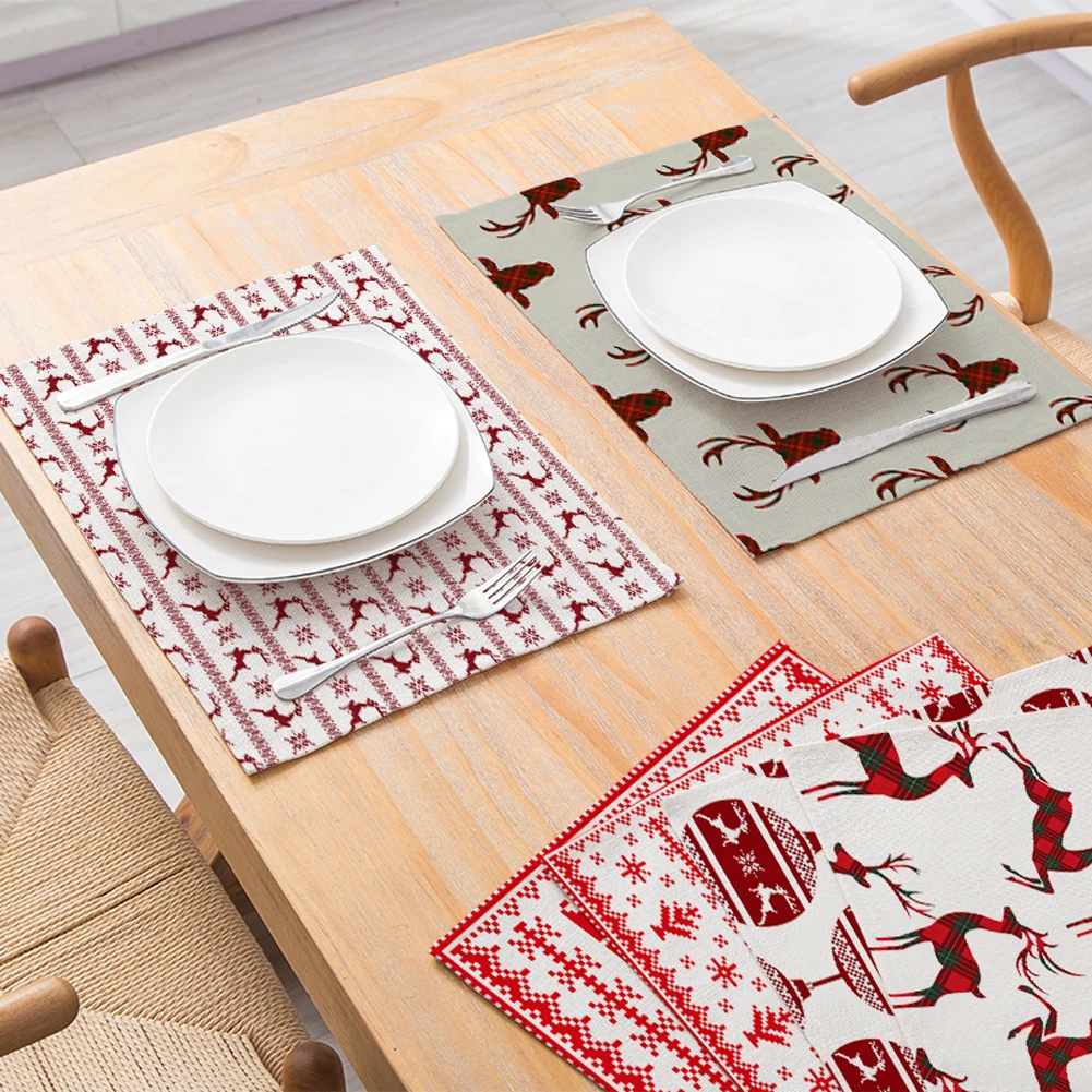 Placemat Kitchen Dining Table Mats Steak Pad Anti-scalding Insulation Pads Nordic Hotel Restaurant Home Decor
