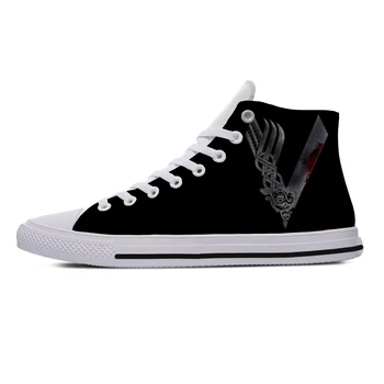 

Vikings Heavy Metal Band Icon Mens Womens Designer Leisure Sneakers Men Casual Canvas Shoes Off White