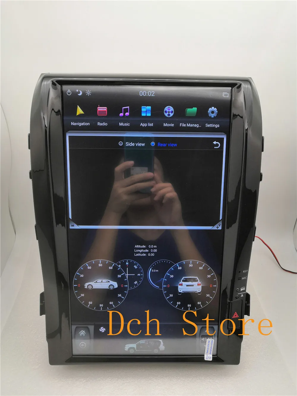 Excellent 16 inch tesla style Android 8.1 Car DVD player GPS Navi For Toyota Land Cruiser landcruiser LC200 2007-2015 VXR GXR px6 CARPLAY 14