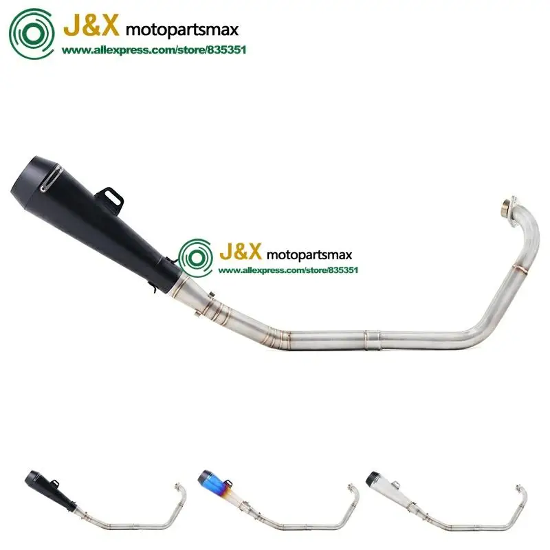 Полная выхлопная система мотоцикла Escape slip on для yamaha YZF R15 MT15 MT-15 2008- средняя труба глушителя DB-Killer