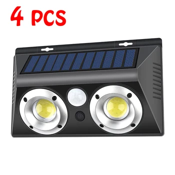 

1600LM LED Solar Light Outdoor Solar Lamp PIR Motion Sensor Wall lamps Waterproof Solar Sunlight Powered Garden street light