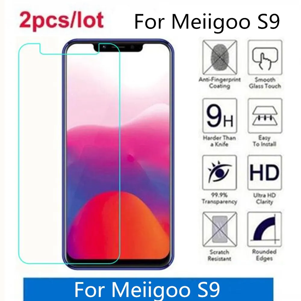

Tempered Glass For Meiigoo S9 2.5D Premium Screen Protector Film On For Meiigoo S9 Protective Film Glass