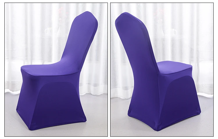 330g Thicken Modern Wedding Chair Cover Spandex Stretch Elastic Banquet Chair Covers Dining Seat Hotel Chair Covers Outdoor