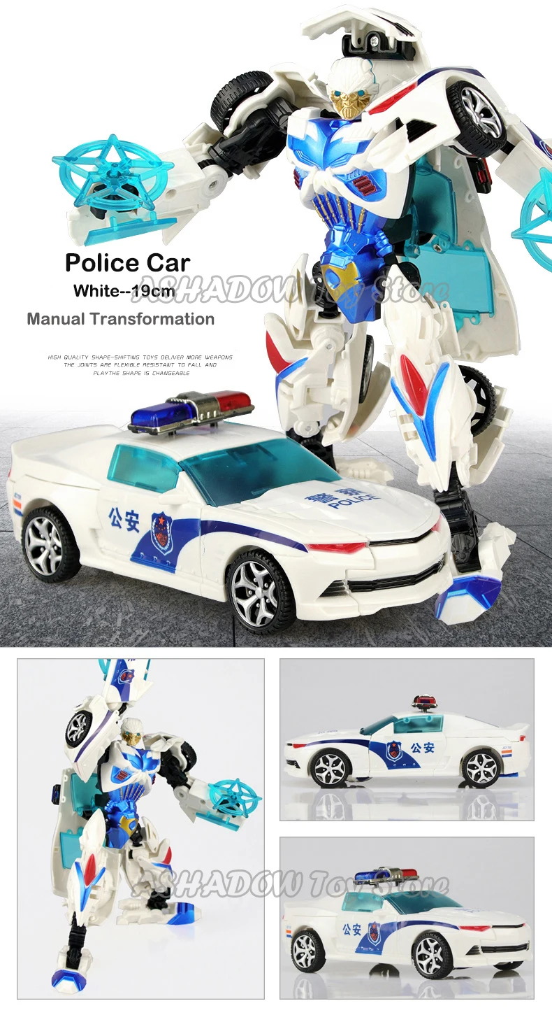Лидер продаж! 19 см Большой размер трансформер Робот Модель автомобиля пластиковая фигурка Шмель Оптимус Трансформация игрушки для детей
