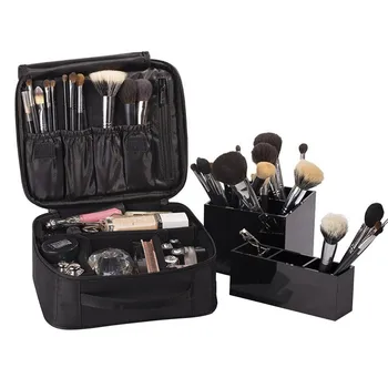 

Travel waterproof large capacity portable double store wash cosmetic Cases Travel Makeup Organizer Bath Wash Kit Multifunction