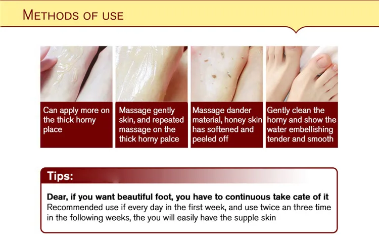 OEM Shea Butter tender massage exfoliator foot cream