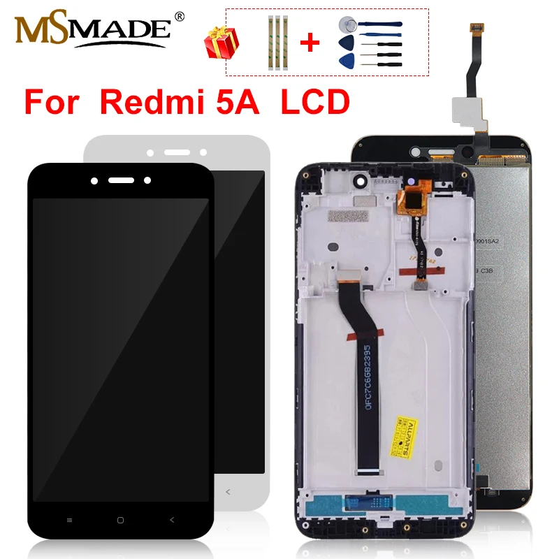 

Original LCD For Xiaomi Redmi 5A LCD Touch Screen Digitizer Display Assembly Replacement Parts With Frame 100% Tested
