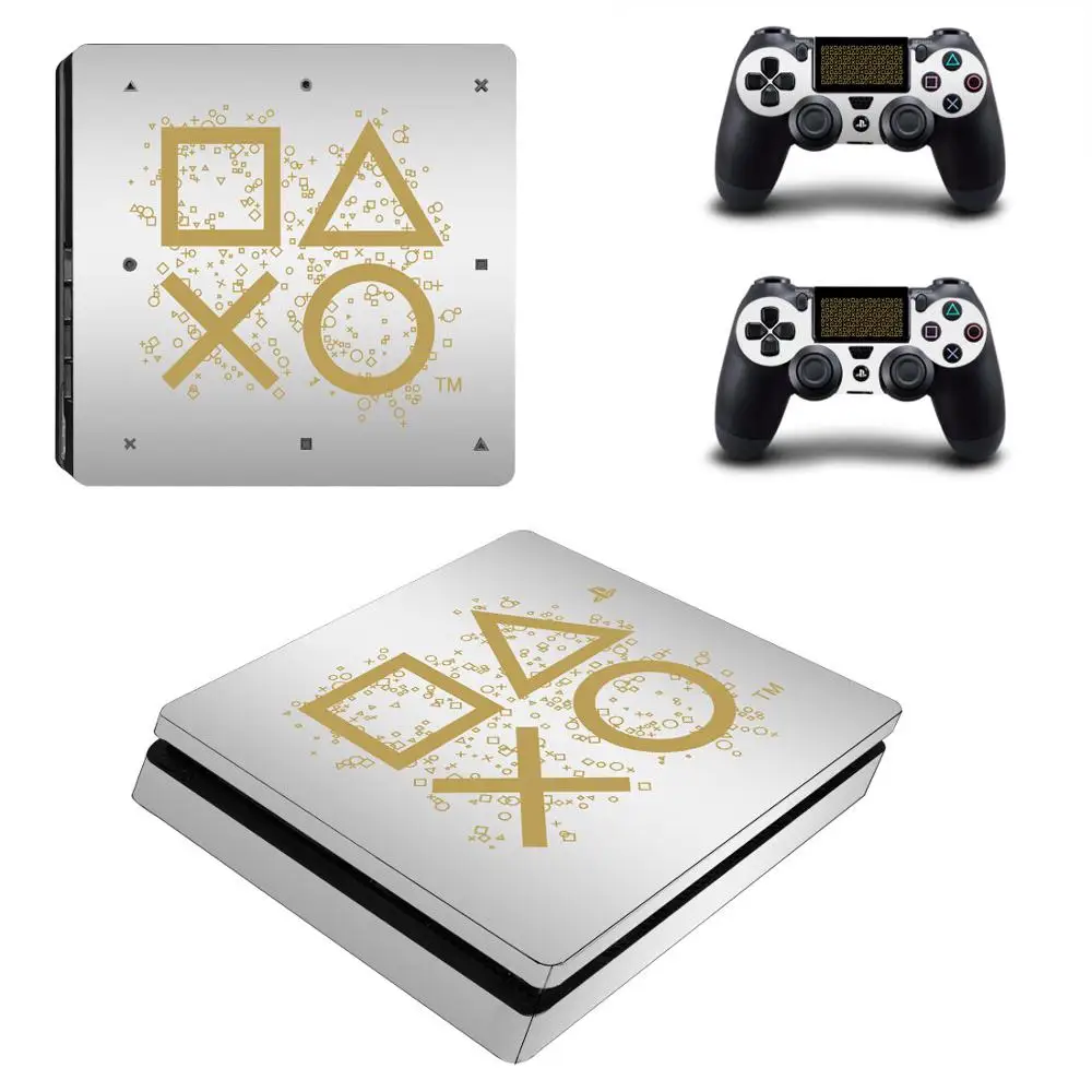 PS4 тонкие наклейки PS 4 Play station Slim виниловое покрытие Переводные картинки Стикеры