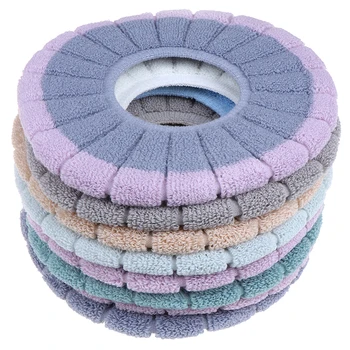 

Warm Soft Washable Toilet Cover Seat Lid Top Cover Pad Bathroom Warmer Toilet Seat Bowl Toilet Seat Cover