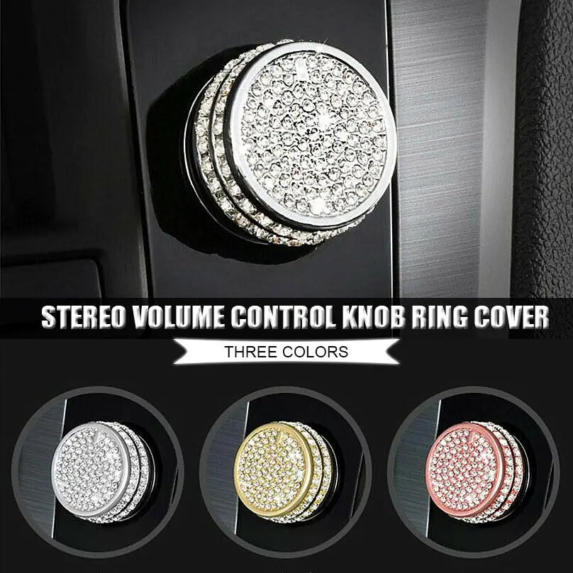 For Volkswagen Passat Golf Diamond Audio Stereo Volume Control Knob Ring Cover | Автомобили и мотоциклы