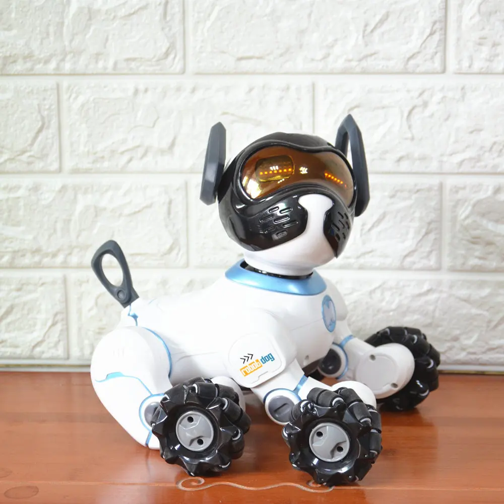 

Mikko Intelligent Voice Robot Dog Voice Dialogue Electronic Pet Dog Toy Electric Dancing Will Walk Robot Dog