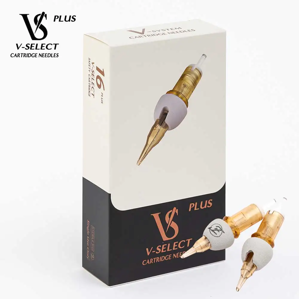 Картридж для тату-машинки EZ V-Select с иглами и круглыми поролоновыми крышками 16