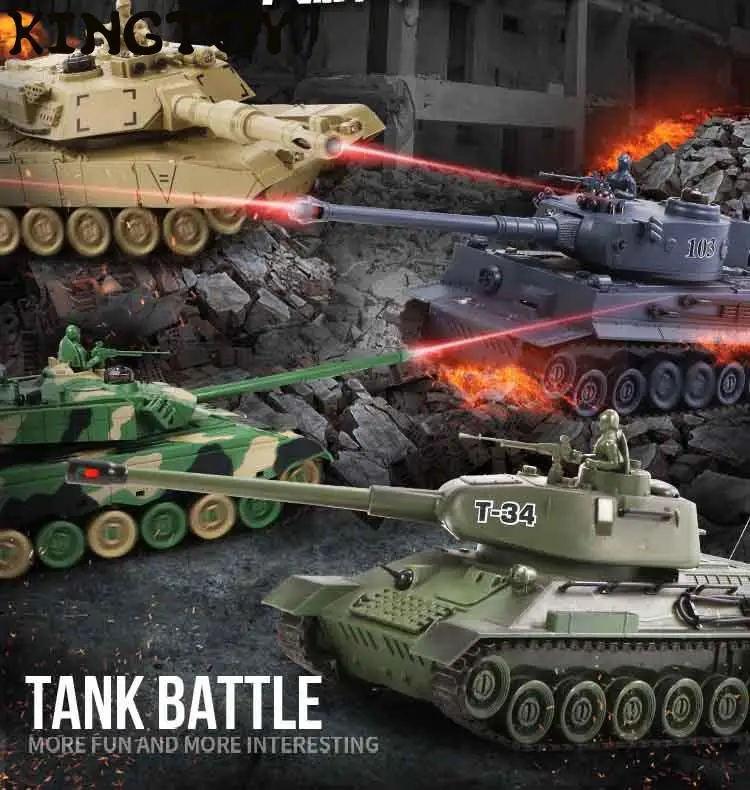 

Tank RC Remote Control Rc Battle Tank Remote Control Tiger Tank Radio Rc Army Battle Model Tank Millitary Rc Tank Kit Toy Boy