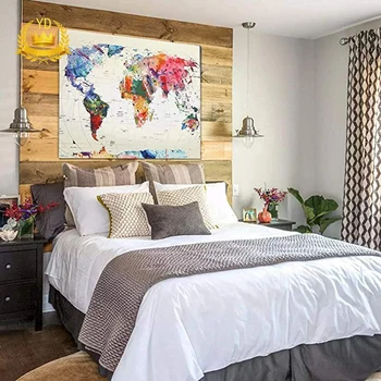 

World Map Pattern Tapestry Home Decor Hanging Blanket Bedroom Decoration