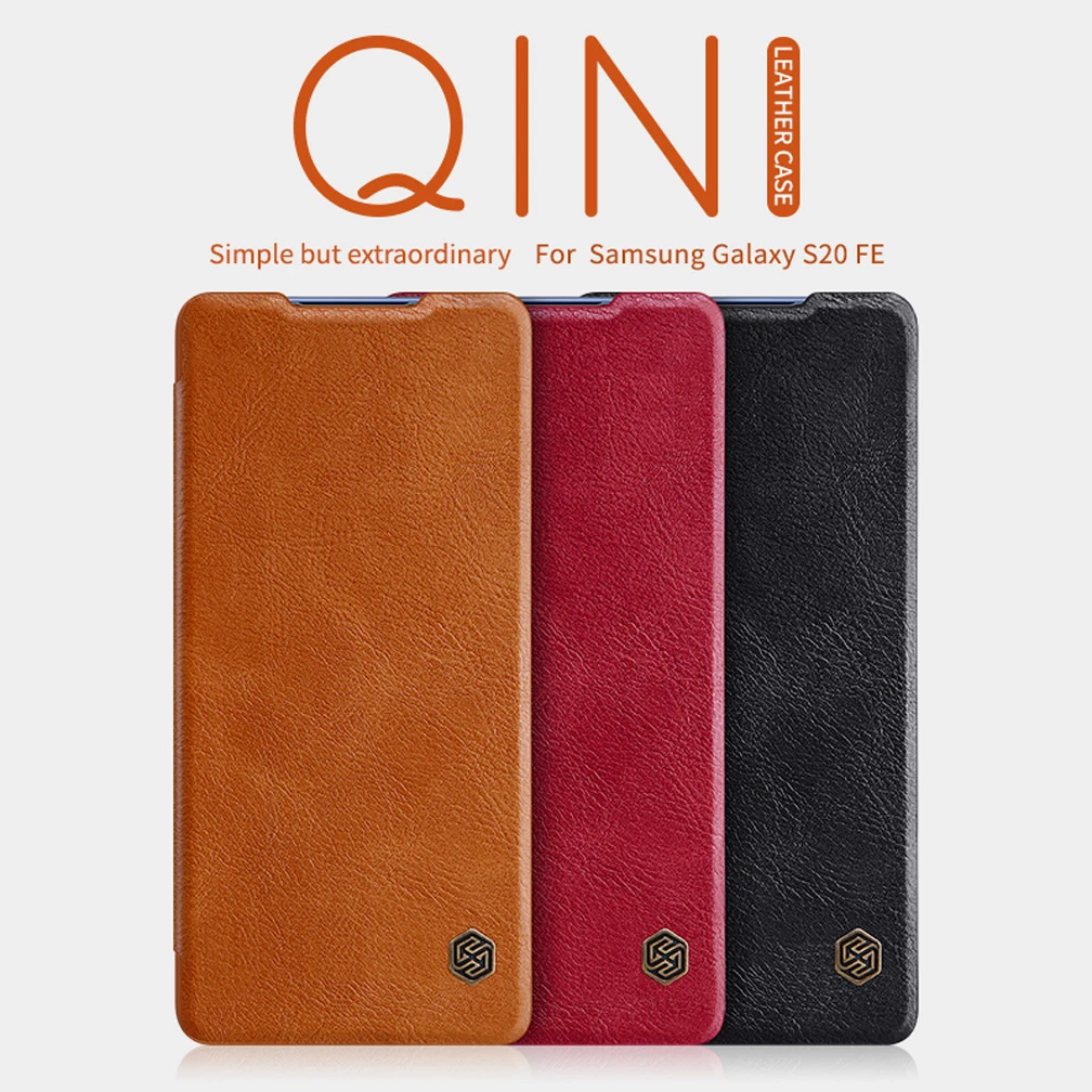 For Samsung Galaxy S20 FE case Nillkin Qin PU Luxury Flip leather back cover wallet case For Samsung S20 Fan Edition 5G