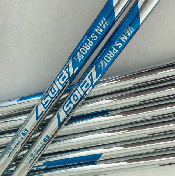 Новые cooyute клюшки для гольфа Хонма S-03 4 звезды утюги для гольфа комплект 4-11Sw.Aw S-03 клубы клюшки для гольфа графитовая клюшка для гольфа R или S Flex - Цвет: NS PRO ZELOS 7 S