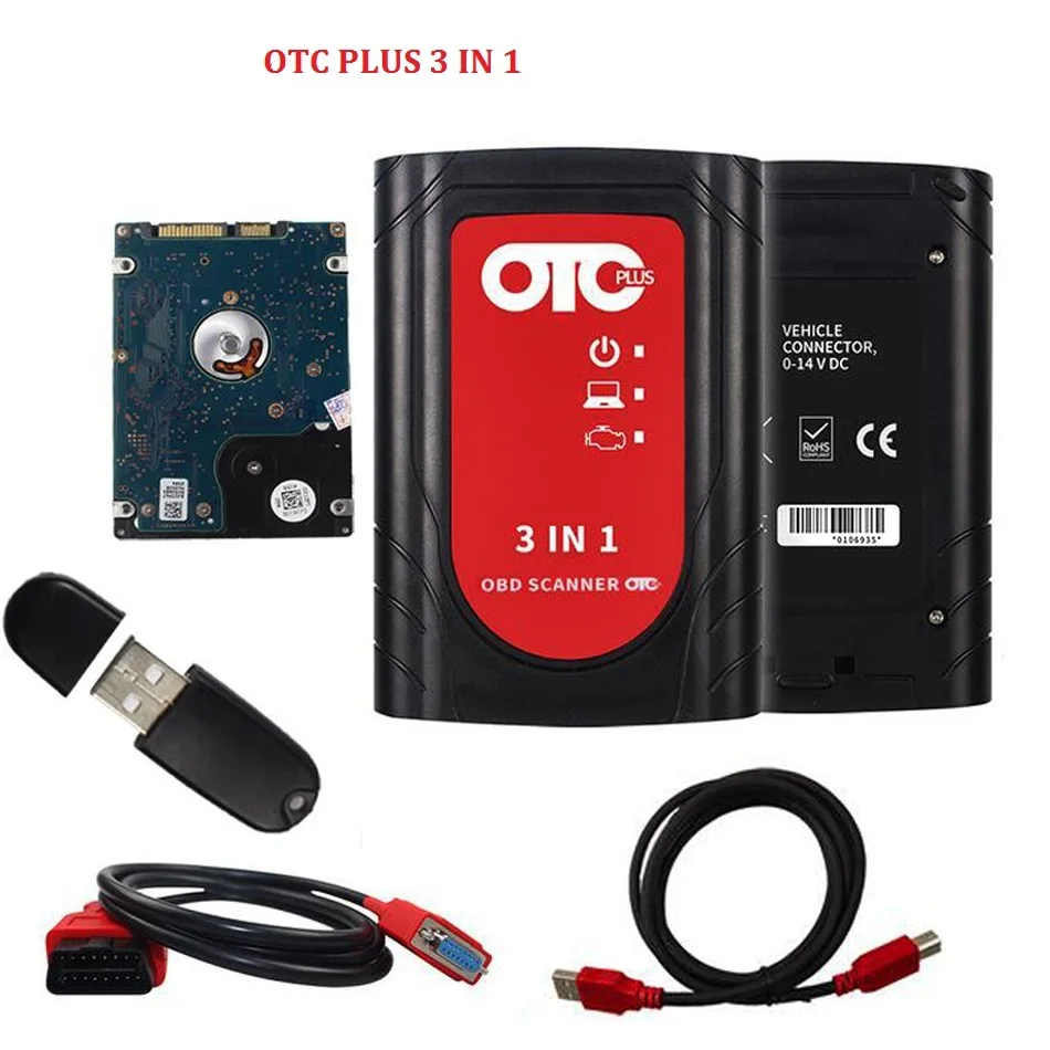 Лучший OTC Plus 3 в 1 GTS TIS3 IT3 V14.30.023 Global Techstream OTC Plus сканер инструмент