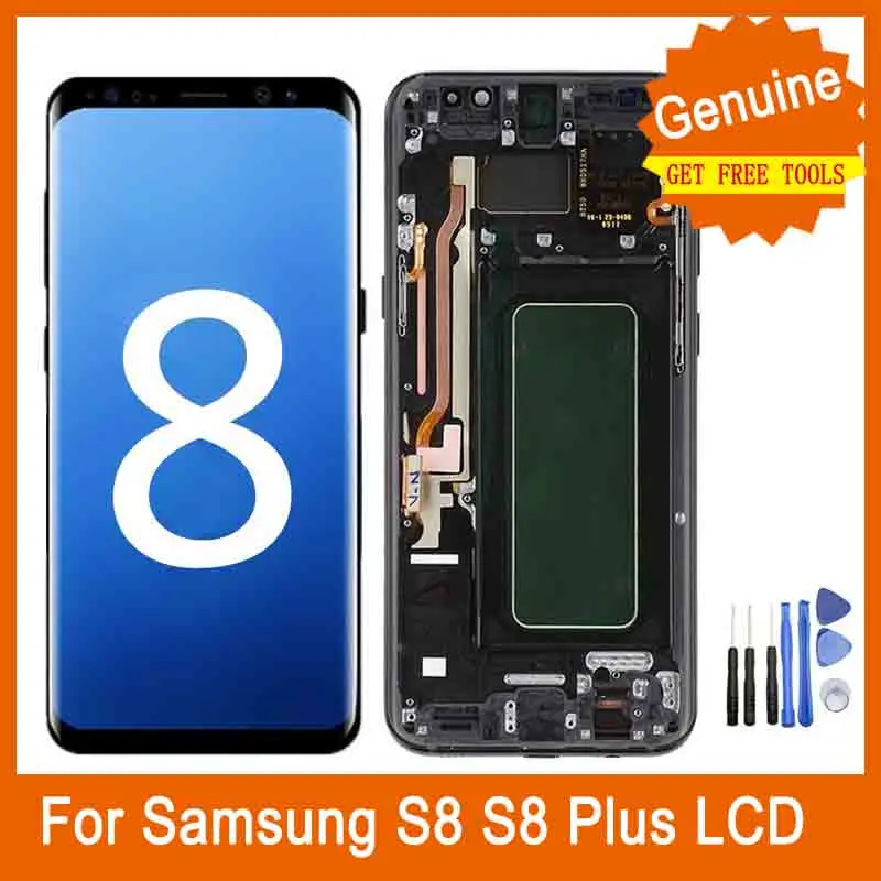 

100% Original S8 S8 Plus Note 8 Note 9 LCD For Samsung Galaxy S8 S8 Plus Note 8 Note 9 LCD Screen Display With Frame