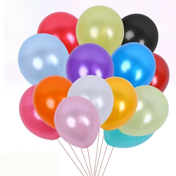 

10pcs/lot Pearl Pink White Blue Latex Balloons 12 inch Helium Globo Adult Kids Happy Birthday Christmas Wedding Party Decoration