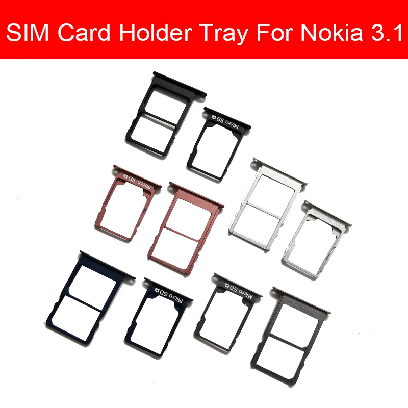 Держатель лотка для sim-карты для nokia 3,1 3() TA-1049 TA-1057 TA-1063 TA-1070 TA-1074 TA-sim-карта памяти SD заменитель адаптера