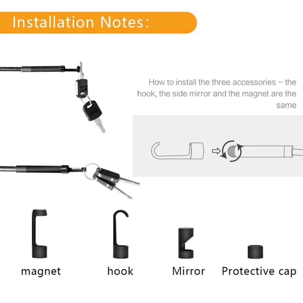 Inskam Professional LCD 4.3 Inch Screen Handheld Digital Inspection Camera System Recording Endoscope Monitor Machine