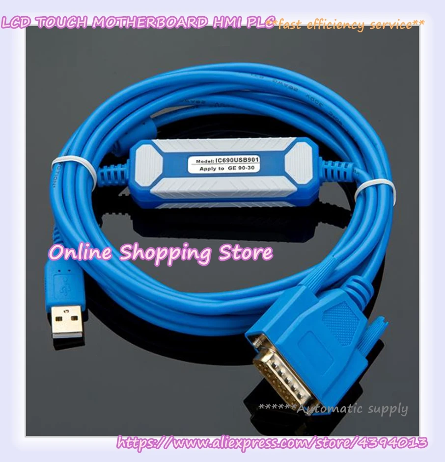 Usado para ge ge ge ge ge ge 70 70 30 Novo-cabo Ic690acc901 Ic690usb901