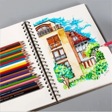 А4 Тканевая обложка, блокнот для рисования, бумага для граффити, эскиз, записная книжка, блокнот, офисные школьные принадлежности