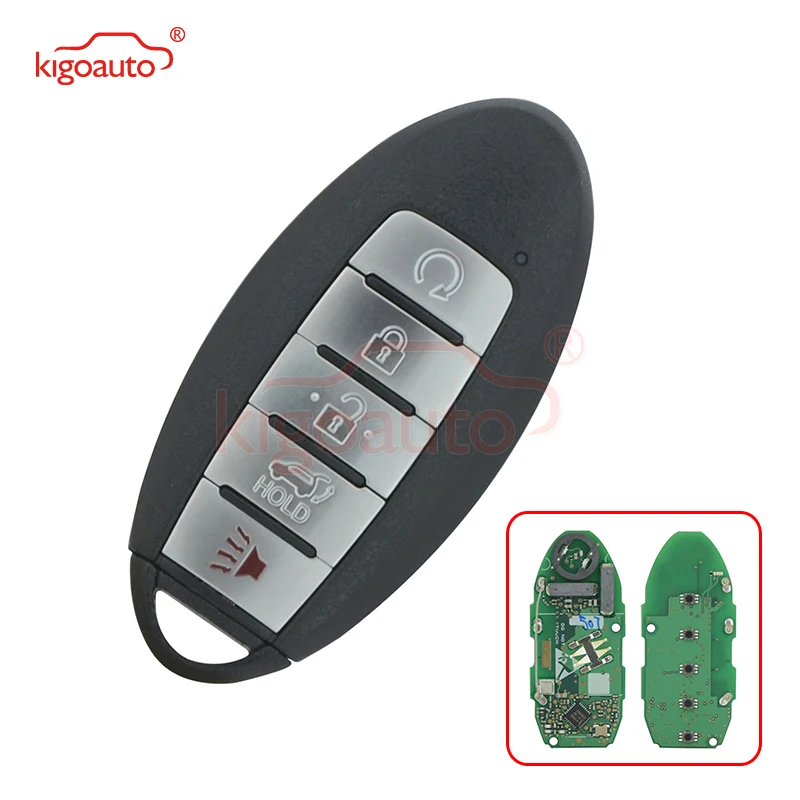 Kigoauto KR5TXN4 S180144507 Smart key 5 button 434mhz for Nissan Rogue 2019 PN 285E3-6RR7A