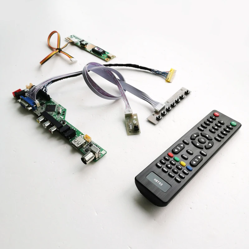 For LP150X09-B2/B2K3 Remote+Inverter+keyboard VGA HDMI AV USB LCD display panel 1CCFL 30Pin LVDS T.V56 controller board DIY kit