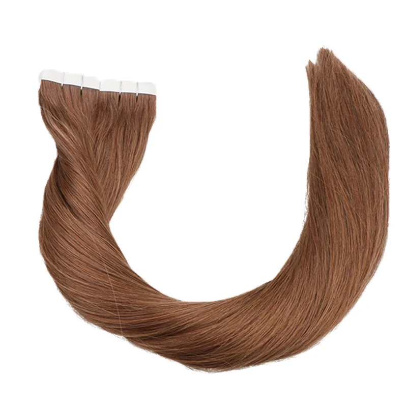 Sindra Human Hair Extensions Straight On Adhesive Invisible tape in human hair extensions PU Weft tape hair extensions (8)