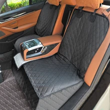 Чехол для на автомобильное сиденье для перевозки собак для заднего сиденья водонепроницаемые Нескользящие задние чехлы для сидений автомобиля со средним сиденьем подлокотник для домашних животных переноска для путешествий